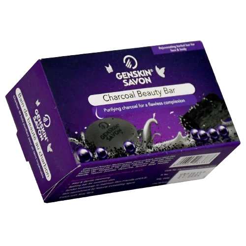 Genskin Savon de Beauté au Charbon de Bois Purifiant 100 g