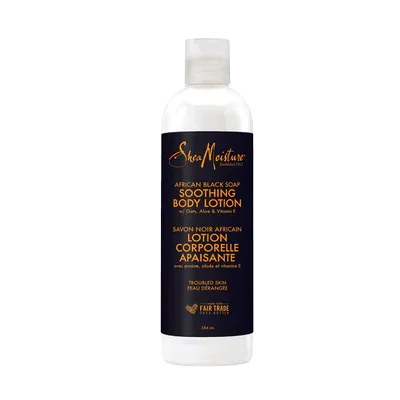 Shea Moisture African Black Soap Body Lotion Lait Corporels 384 g